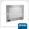 Wall Mounted Mirror, bathroom mirror, with metal frame and organizer